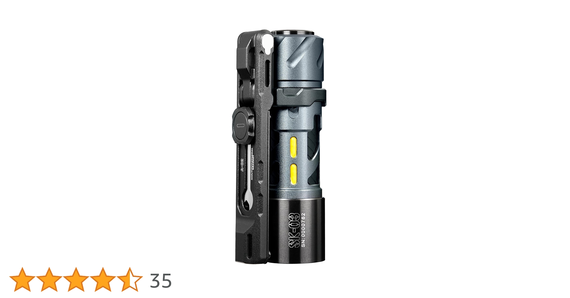ライト・ランタン LOOP GEAR SK-3 Ti LOOP GEAR SK03 LED Rechargeable Flashlight, AA Rechargeable